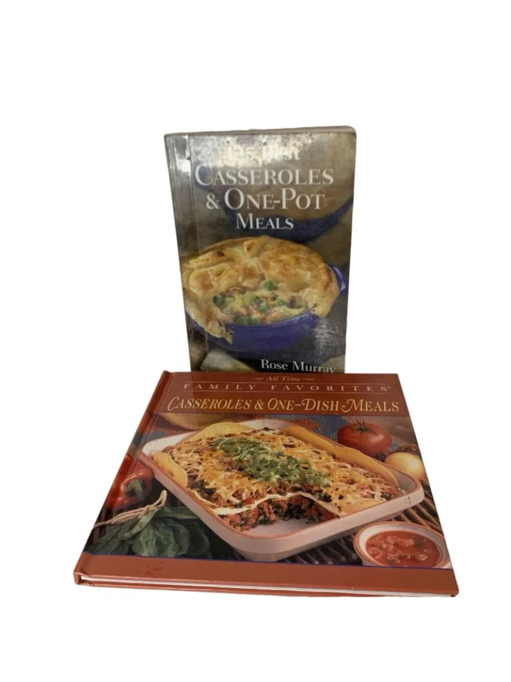 125 Best Casseroles & One-Pot Meals  Family Favorites Cookbook Set 2 Books